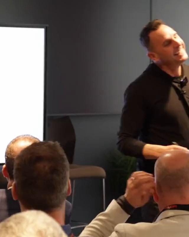 Greg Witz speaking to a leadership audience